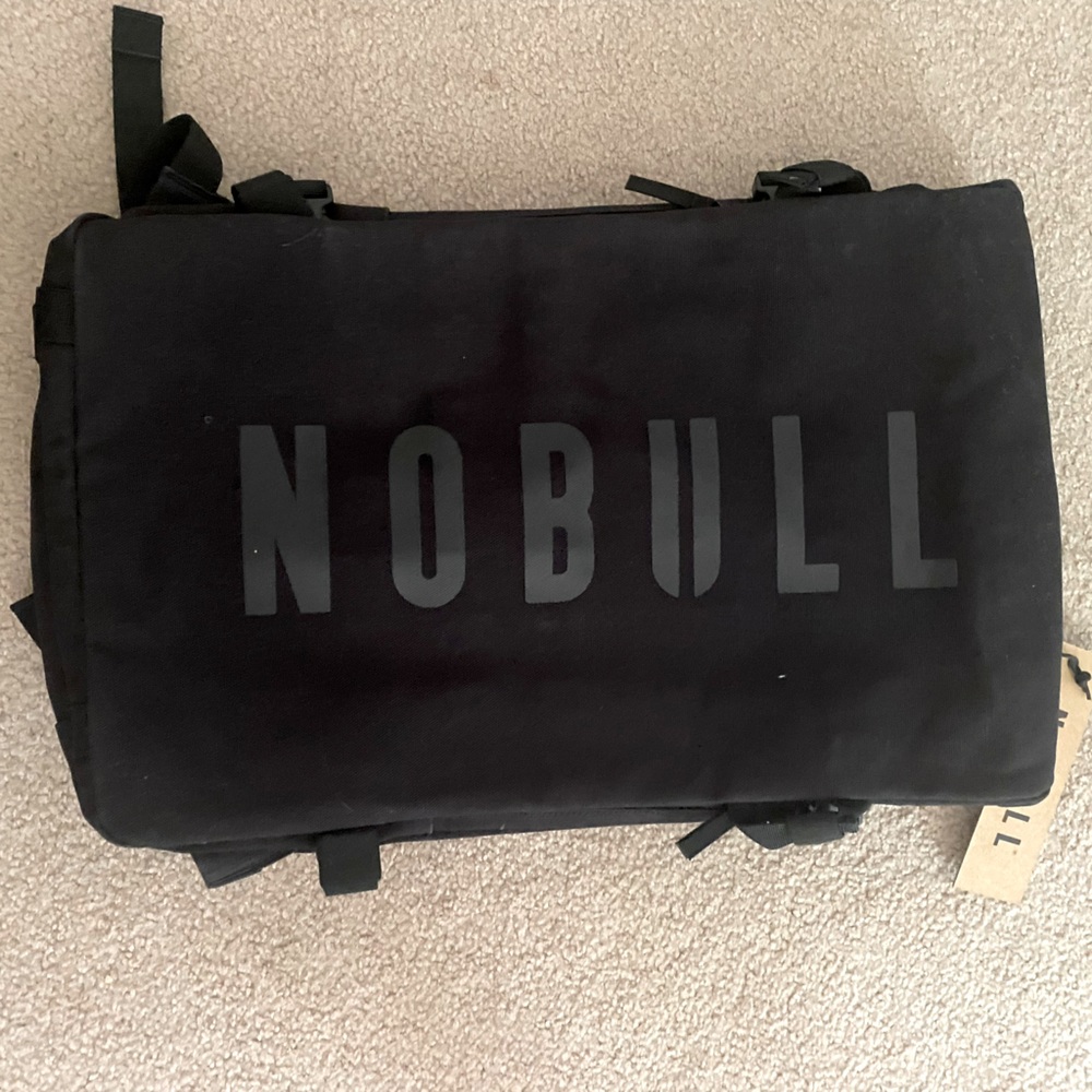 NOBULL Waxed Canvas Duffleback | Black | NWT *sold out online
